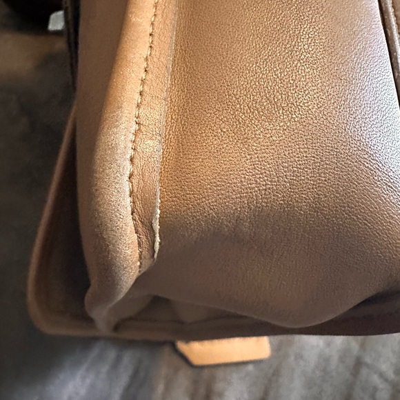 EUC-  Was told  not real.Nickel Vintage Coach Willis Top Handle Satchel - Picture 9 of 16